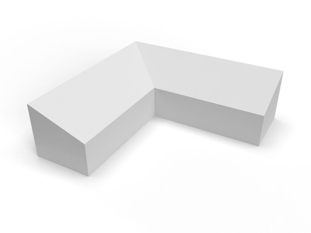 Quadrilatère trapézoïdale L