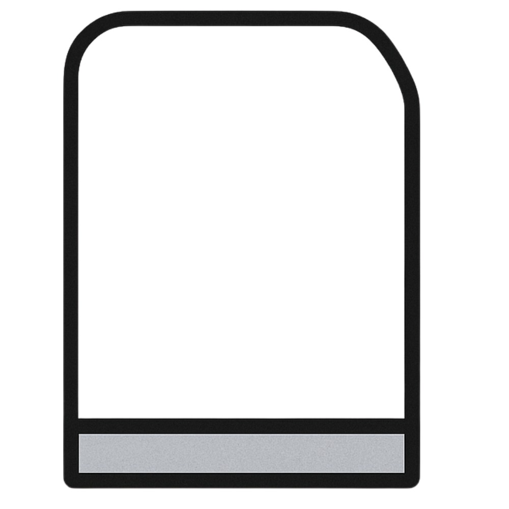 ourlet en partie basse